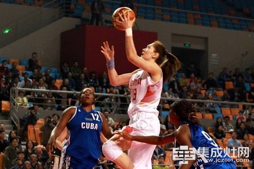 优格为中国女篮队加油 成功赞助中国古巴对抗赛