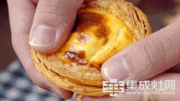 奥田蒸烤一体集成灶美食演示 葡式蛋挞