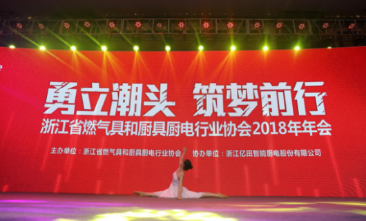 亿田集成灶：浙江省燃气具和厨具厨电行业协会2018年年会盛大召开